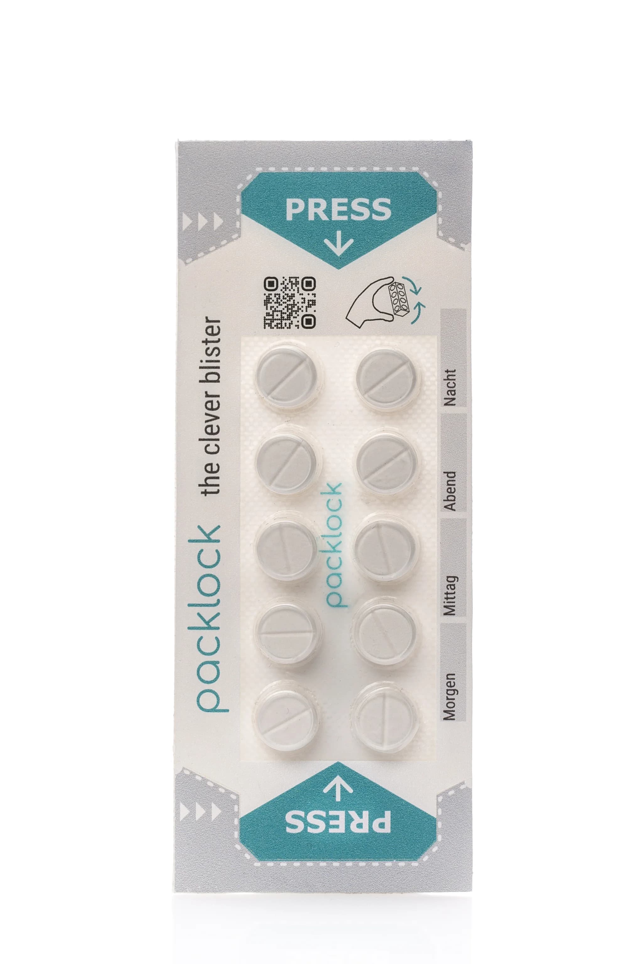 packlock eco Blister aus vollständig recycelbarem PP-Monomaterial